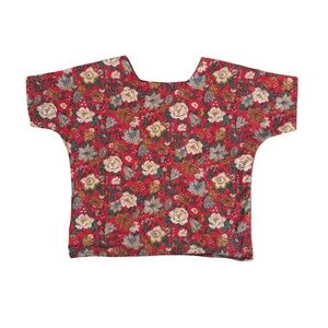 Vintage Floral Crop Top
